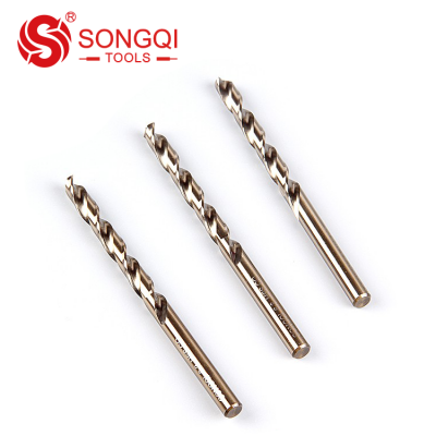 HSS M35(full ground) Straight Shank Twist drill bit for metal from SONGQI