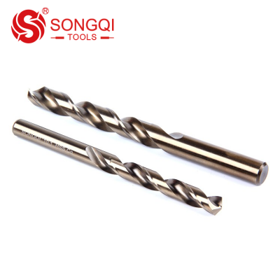 DIN338 roll forged hss twist drill bit & fully ground cobalt 5% for metal drilling bits